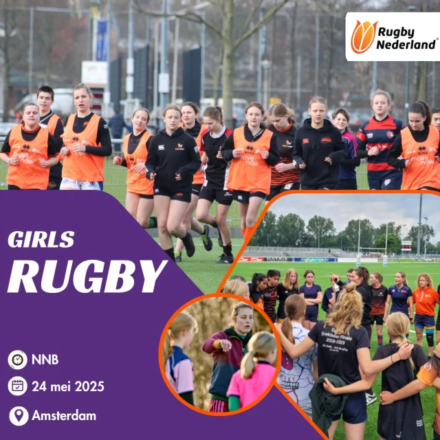 🏉 GIRLS RUGBY – ZATERDAG 24 MEI 💪🏽
Een dag speciaal voor alle Minis, Cubs, Junioren en Colts/Dames!
Speel toffe wedstrijden met én tegen je vriendinnen, maak plezier en ontwikkel jezelf als rugbyspeler.
Na het event blijf je gewoon zitten voor de Dames Ereklasse finale – topniveau rugby vanaf de tribune! 🎉
📍Mis dit rugbyfeest niet en meld je snel aan via de link in de bio